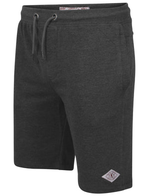 Vittorio Sweat Shorts in Charcoal Marl - Tokyo Laundry