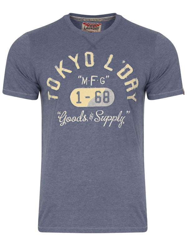 Woodcroft T-Shirt in Vintage Indigo - Tokyo Laundry