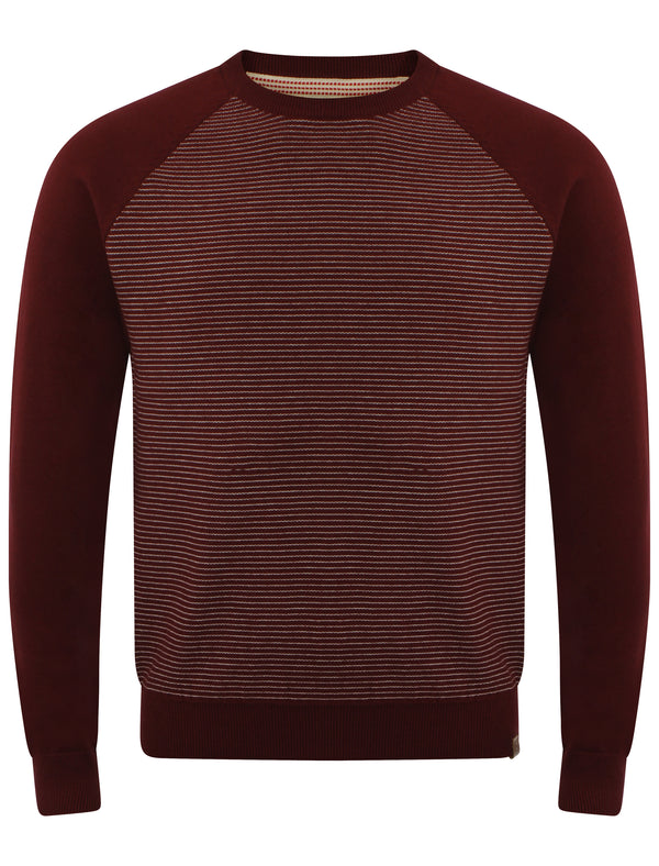 Tokyo Laundry Byrom cotton Oxblood   jumper