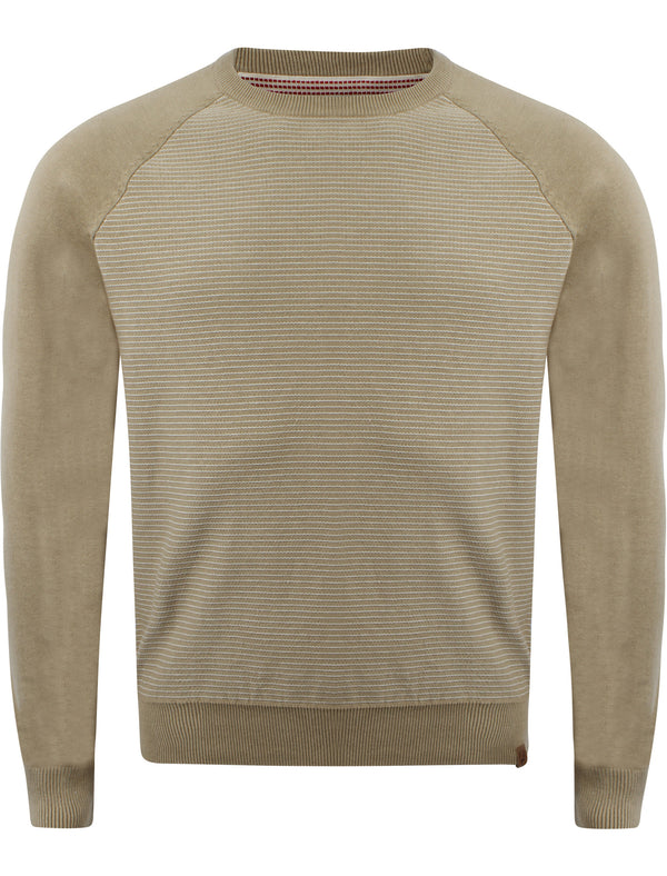 Tokyo Laundry Byrom cotton Laundered Stone jumper