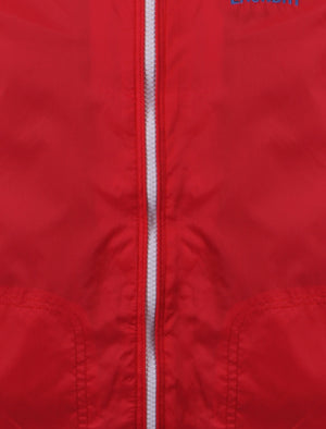 Tokyo Laundry Florio red windbreaker jacket
