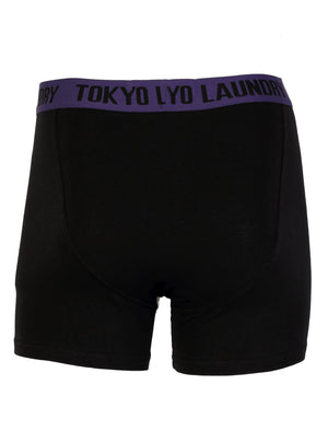 Tokyo Laundry Samson boxer shorts ( 2 Pack) Washed Prune & Yolk Yellow