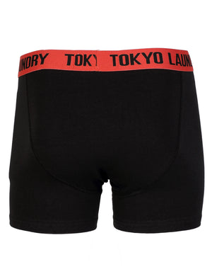 Tokyo Laundry Samson boxer shorts ( 2 Pack) Paprika & Swedish Blue