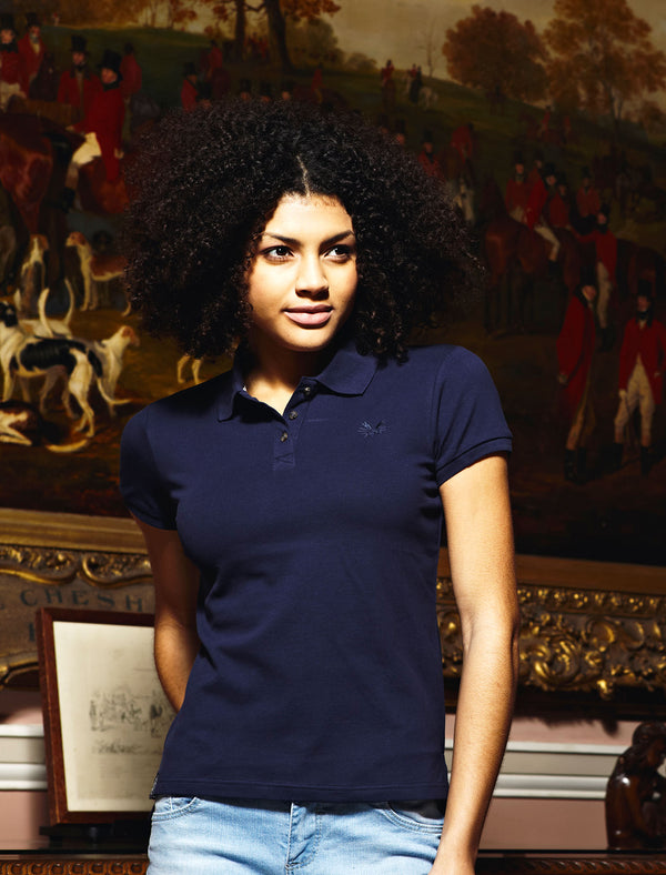 Tokyo Laundry Jessie Navy Polo Shirt