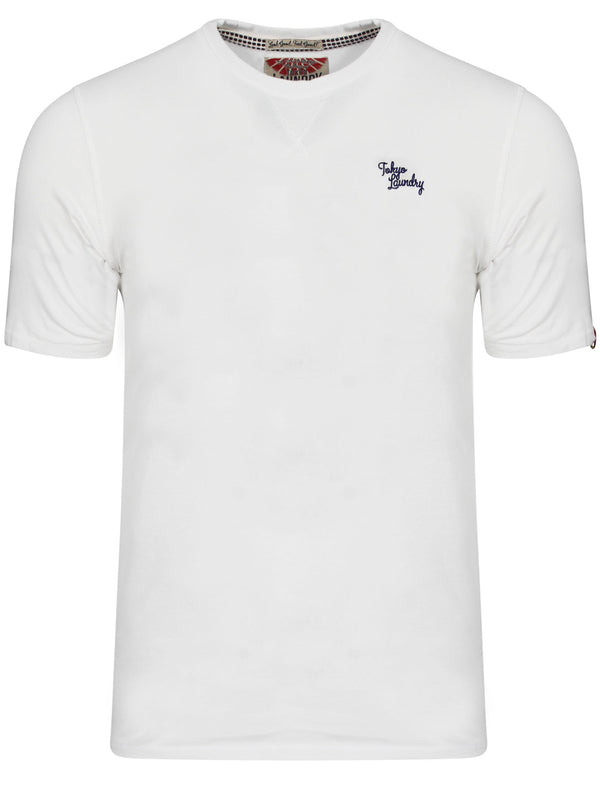 Essential Crew Neck T-Shirt in Optic White - Tokyo Laundry