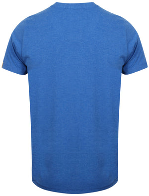 Essential V-Neck T-shirt in Cornflower Blue Marl - Tokyo Laundry