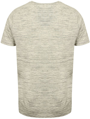 Grotto Space Dye T-Shirt with Pocket in Ice Grey Marl / Raven Grey - Tokyo Laundry