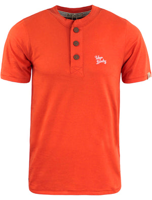 Essential Henley T-Shirt in Paprika - Tokyo Laundry