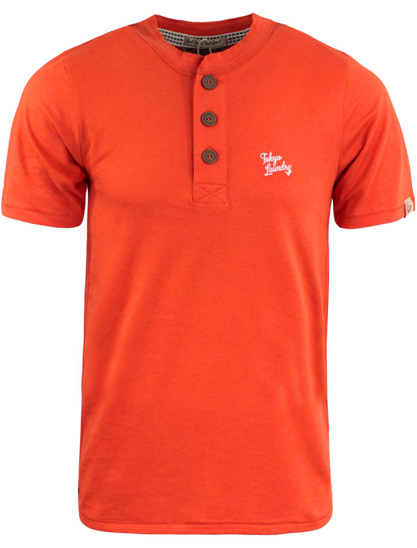Essential Henley T-Shirt in Paprika - Tokyo Laundry