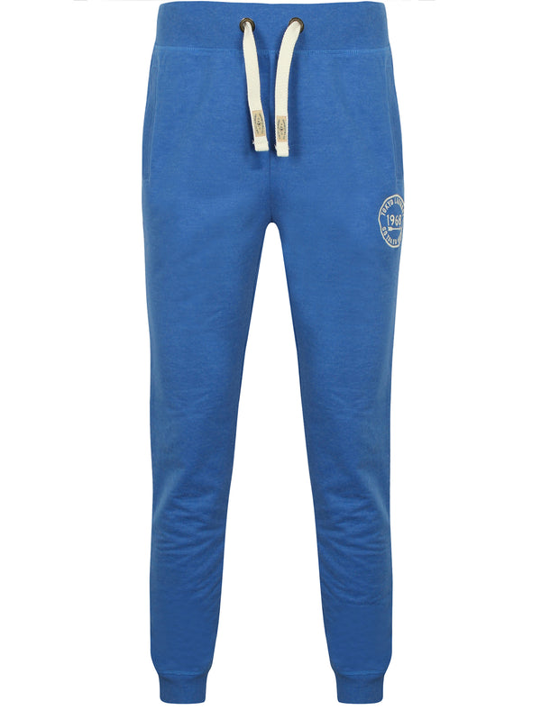 Lynnwood Cuffed Joggers in Cornflower Blue Marl - Tokyo Laundry