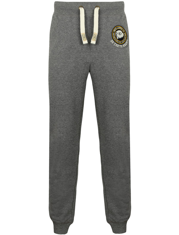 Sioux Cove Cuffed Joggers in Mid Grey Marl - Tokyo Laundry
