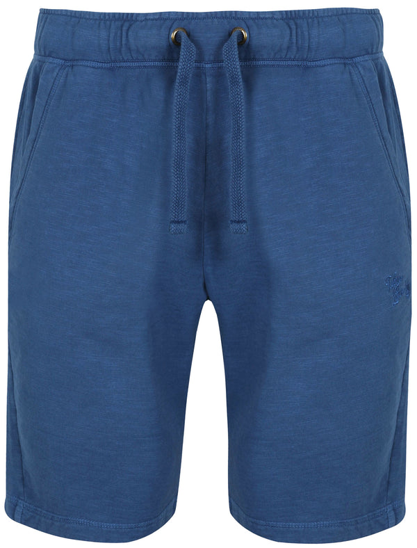 Gasper Slub Sweat Shorts in Washed Blue - Tokyo Laundry