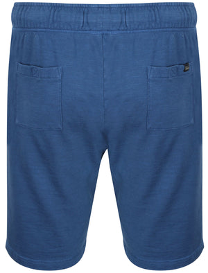 Gasper Slub Sweat Shorts in Washed Blue - Tokyo Laundry