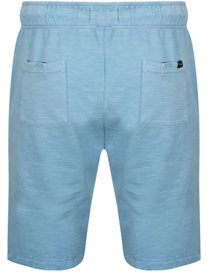 Gasper Slub Sweat Shorts in Washed Light Blue - Tokyo Laundry