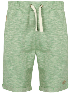 Gathorne Space Dye Sweat Shorts in Green - Tokyo Laundry