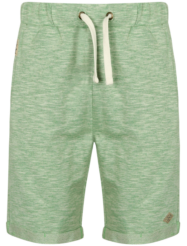 Gathorne Space Dye Sweat Shorts in Green - Tokyo Laundry