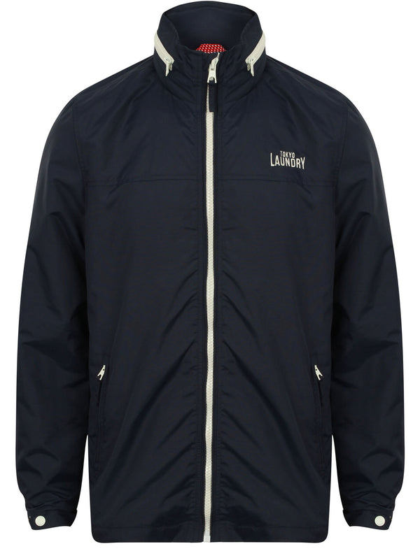 Rutledge Windbreaker Jacket in True Navy - Tokyo Laundry