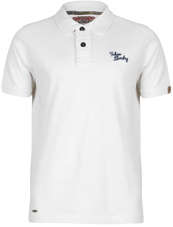 Penn State Polo Shirt in Optic White - Tokyo Laundry