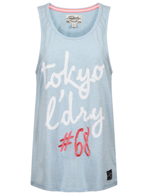 Kore Vest Top In Cashmere Blue - Tokyo Laundry