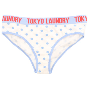 Luna (3 Pack) Assorted Print Briefs In Blue / Red / Ivory - Tokyo Laundry