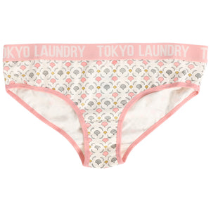 Betsy (3 Pack) Assorted Briefs In Blush / Grey Marl / Ivory - Tokyo Laundry