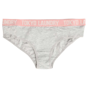 Betsy (3 Pack) Assorted Briefs In Blush / Grey Marl / Ivory - Tokyo Laundry