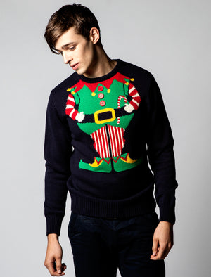 Merry Christmas Oscar knitted Xmas jumper