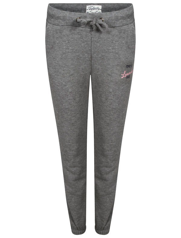 Aella Space Dye Cuffed Joggers in Grey / White - Tokyo Laundry