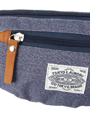 Alaska Island Canvas Cross Body Bag in Denim - Tokyo Laundry