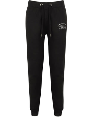 Albany Slim Fit Cuffed Joggers In Black - Tokyo Laundry Active