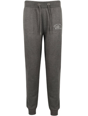 Albany Slim Fit Cuffed Joggers In Charcoal Marl - Tokyo Laundry Active