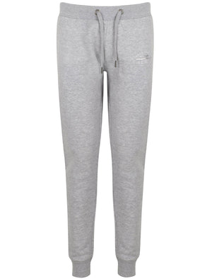 Albany Slim Fit Cuffed Joggers In Light Grey Marl - Tokyo Laundry Active