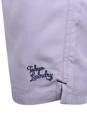 Algol Classic Swim Shorts In Lanquid Lavender - Tokyo Laundry