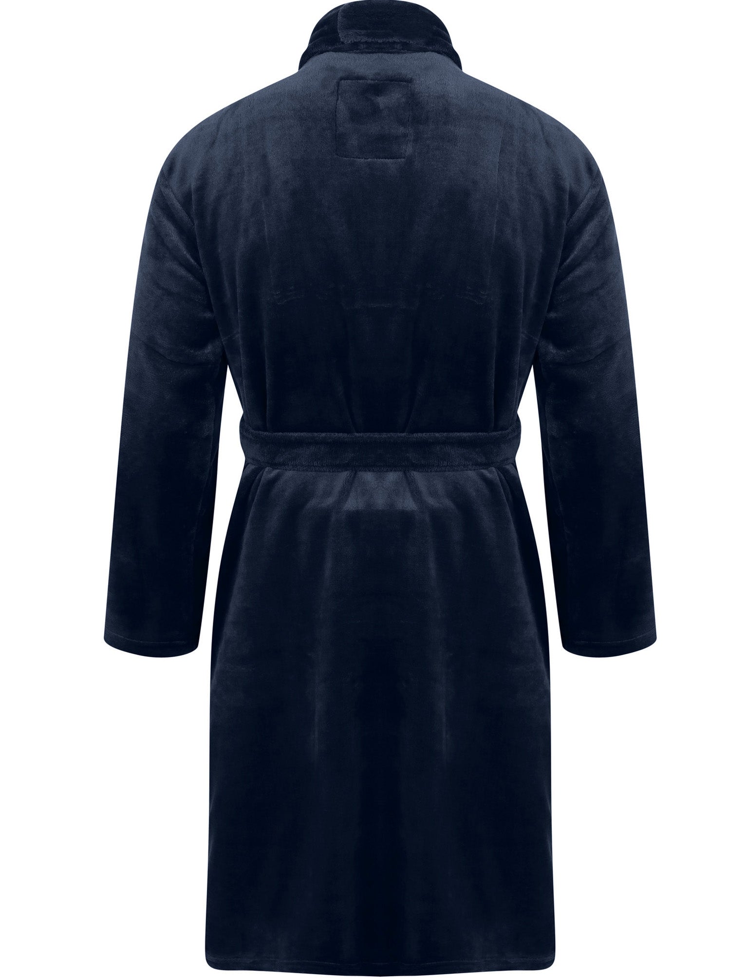 Men's Alps Soft Fleece Dressing Gown with Tie Belt in Blue - Tokyo Lau Tokyo Laundry Men's Alps Soft Fleece Dressing Gown with Tie Belt in Blue - Tokyo Lau Tokyo Laundry