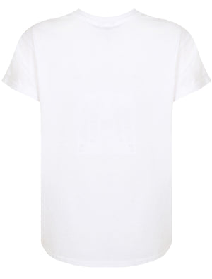 Amelia Oversized Cotton Crew Neck T-Shirt In Bright White - Tokyo Laundry