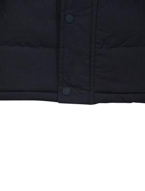 Annerley Hood Insert Quilted Gilet in True Navy - Tokyo Laundry