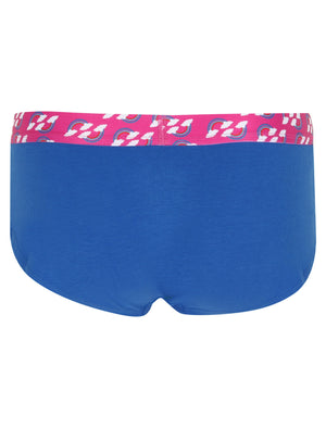 Annie (3 Pack) Assorted Hipster Briefs In Blue / Rose Violet / Grey Marl - Tokyo Laundry