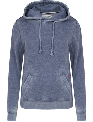 Aoife Pullover Hoodie in Indigo Burnout - Tokyo Laundry