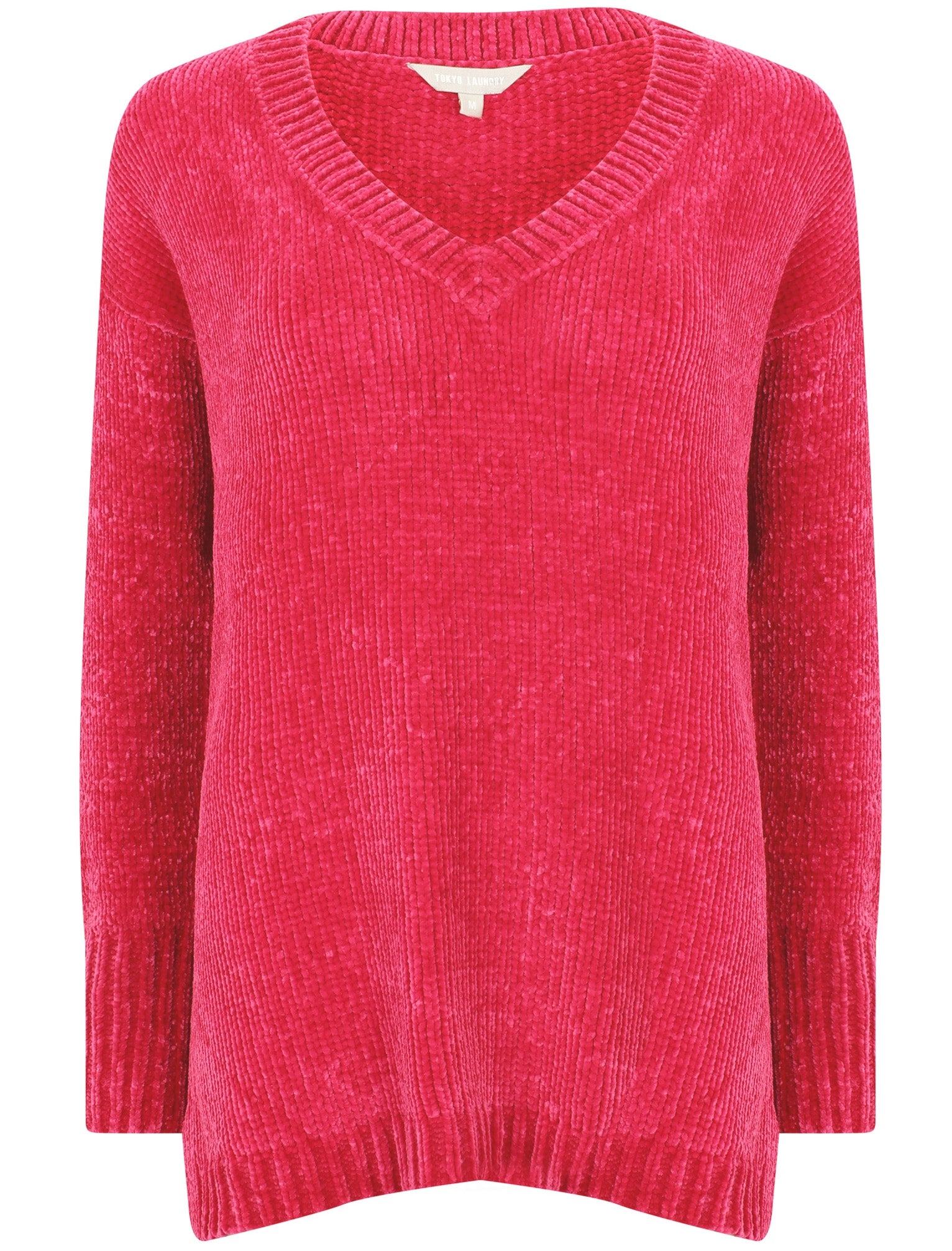 Chenille v neck jumper store