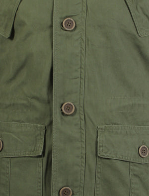 Tokyo Laundry Aksel green parka jacket