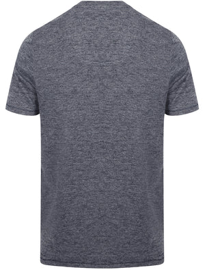 Aspenburg Applique Cotton Jersey T-Shirt In Dark Navy / Ivory - Tokyo Laundry
