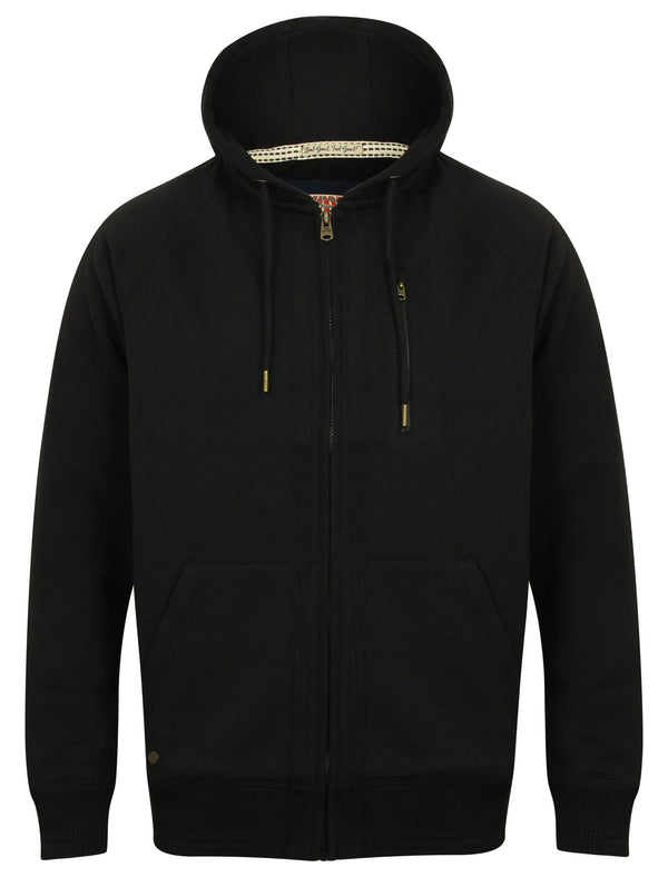 Atlanta Cove Zip Through Hoodie in Black - Tokyo Laundry