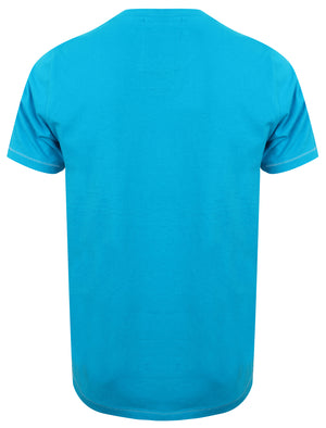 Bailey Springs Motif Cotton T-Shirt in Turquoise - Tokyo Laundry