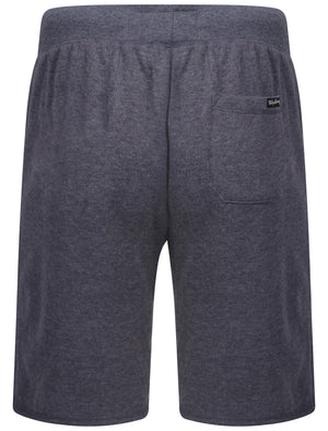 Berkeley Cove Sweat Shorts in Indigo Blue Marl - Tokyo Laundry