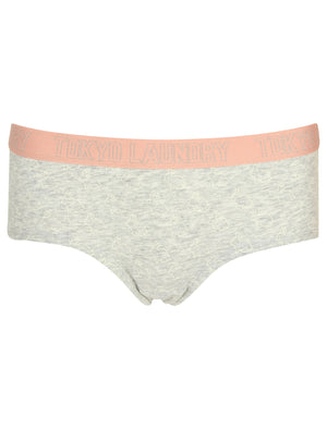 Bex (3 Pack) Assorted Briefs in Light Grey / Blush - Tokyo Laundry