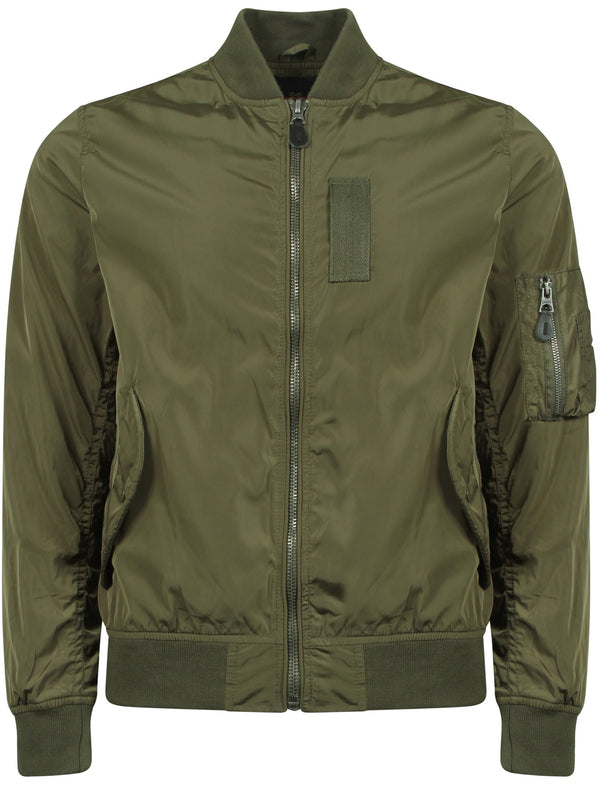 Bixteth Bomber Jacket in Amazon Khaki - Tokyo Laundry
