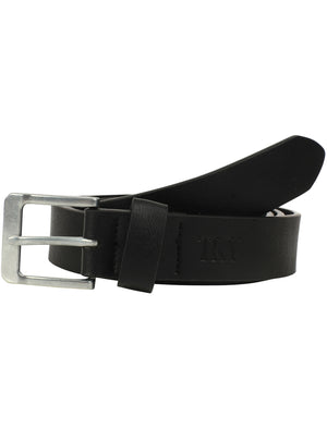 Blaize Faux Leather Belt In Black - Tokyo Laundry