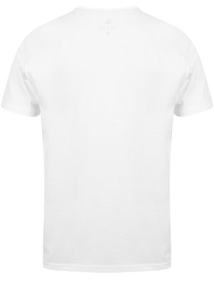 Bone Breaker Motif Cotton T-Shirt In Ivory - South Shore
