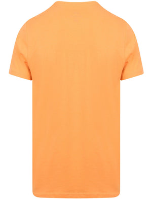 Bone Breaker Motif Cotton T-Shirt In Pumpkin Peach - South Shore