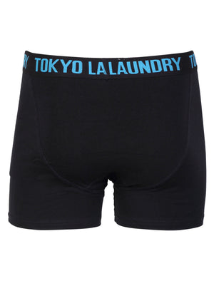 Boston Boxer Shorts Sets in Red / Navy - Tokyo Laundry